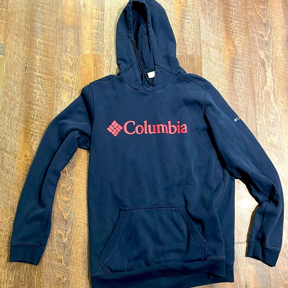 Large Blue and Red Columbia Hoodie